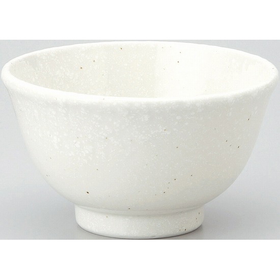 反１３ｃｍ深丼　粉引　中華食器　　名入れ・絵付け対応可能　箱入れ可能（※別途見積）　【10-231-21】