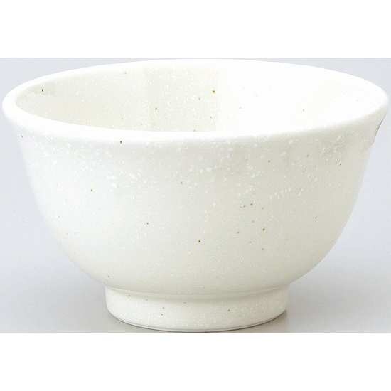 反１４ｃｍ深丼　粉引　中華食器　　名入れ・絵付け対応可能　箱入れ可能（※別途見積）　【10-231-20】