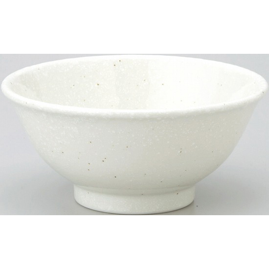 反１５ｃｍ碗　粉引　中華食器　　名入れ・絵付け対応可能　箱入れ可能（※別途見積）　【10-232-1】